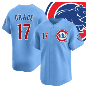Chicago Cubs #17 Mark Grace Blue 2024-25 2nd Alternate Limited Stitched Jersey