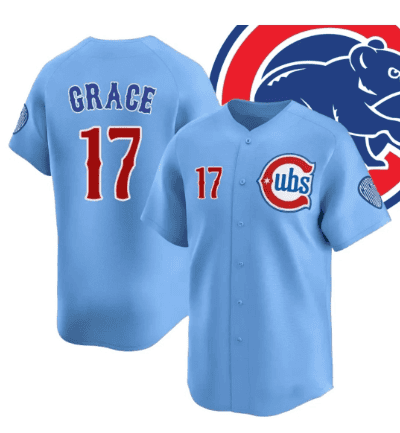 Chicago Cubs #17 Mark Grace Blue 2024-25 2nd Alternate Limited Stitched Jersey