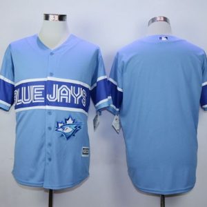Blue Jays Blank Light Blue Exclusive New Cool Base Stitched Jersey