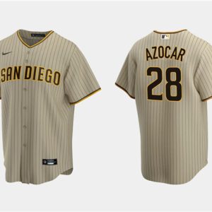 San Diego Padres #28 Jos¨¦ Azocar Tan Cool Base Stitched Jersey