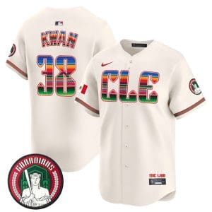 Cleveland Guardians #38 Steven Kwan Cream Mexico Vapor Premier Limited Stitched Jersey