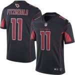 Cardinals #11 Larry Fitzgerald Black Stitched Limited Rush Nike Jersey