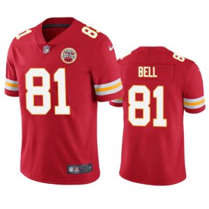 Kansas City Chiefs #81 Blake Bell Red Vapor Untouchable Limited Stitched Jersey