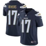 Los Angeles Chargers #17 Philip Rivers Navy Vapor Untouchable Limited Stitched Jersey