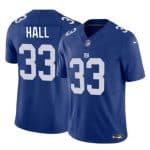 New York Giants #33 Hassan Hall Blue 2023 F.U.S.E. Vapor Untouchable Limited Stitched Jersey
