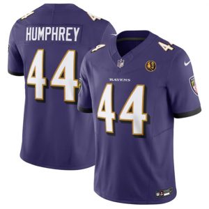 Baltimore Ravens #44 Marlon Humphrey Purple 2023 F.U.S.E. With John Madden Patch Vapor Limited Jersey