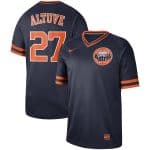 Houston Astros #27 Jose Altuve "Tuve" Navy Cooperstown Collection Legend Stitched Jersey