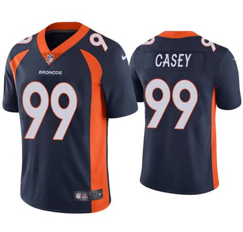 Denver Broncos #99 Jurrell Casey Navy Vapor Untouchable Limited Stitched Jersey