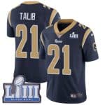 Los Angeles Rams #21 Aqib Talib Navy Blue Super Bowl LIII Vapor Untouchable Limited Stitched Jersey