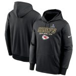 Kansas City Chiefs Black Super Bowl LVIII Iconic Pullover Hoodie