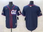 American League Texas Rangers Blank Navy 2025 All-Star Edition Limited Stitched Jersey