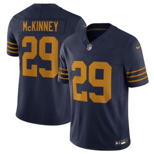 Green Bay Packers #29 Xavier McKinney Navy The 1923 Classic Vapor F.U.S.E. Limited Football Stitched Jersey