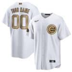 Chicago Cubs Custom White 2022 All-Star Cool Base Stitched Jersey