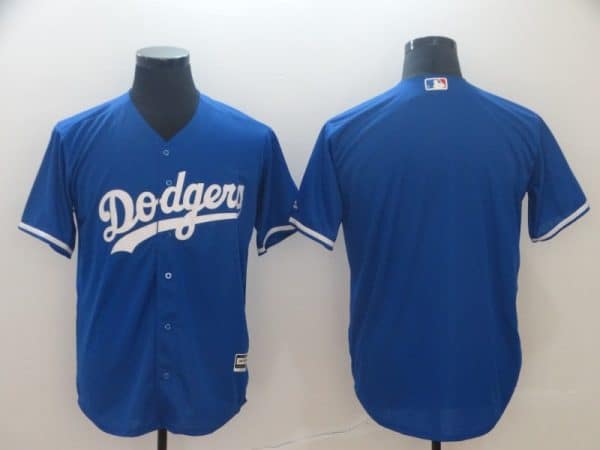 Los Angeles Dodgers Majestic Royal Blank Cool Base Stitched Jersey