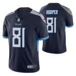 Tennessee Titans #81 Austin Hooper Navy Vapor Untouchable Stitched Jersey