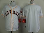 Astros Blank White Cool Base Stitched Jersey