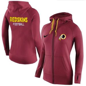 Nike Washington Redskins Full-Zip Performance Hoodie Red_1