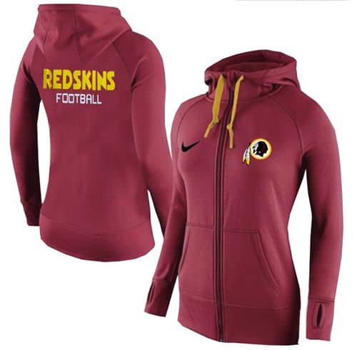 Nike Washington Redskins Full-Zip Performance Hoodie Red_1