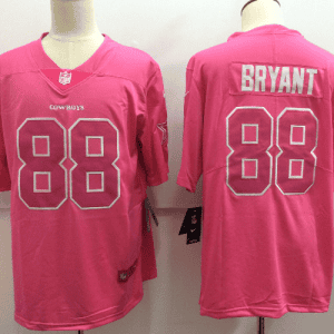 Dallas Cowboys #88 Dez Bryant Pink Limited Rush Stitched Nike Jersey