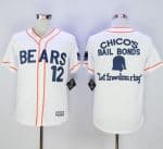 Bad News Bears Button Down #12 Tanner Boyle White Movie Stitched Baseball Jersey