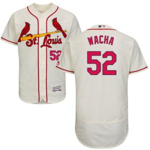 Cardinals #52 Michael Wacha Cream Flexbase Authentic Collection Stitched Jersey
