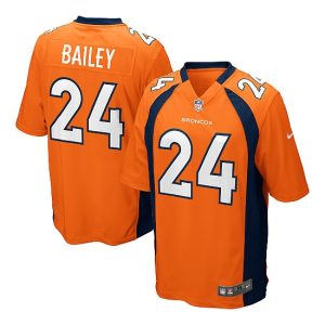 Denver Broncos #24 Champ Bailey Orange Vapor Untouchable Limited Stitched Jersey
