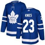 Toronto Maple Leafs #23 Matthew Knies Blue Stitched Jersey
