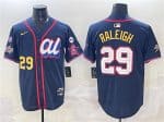 American League #29 Cal Raleigh Navy 2025 All-Star Edition V3 Limited Stitched Jersey