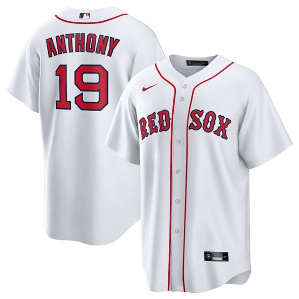 Boston Red Sox #19 Roman Anthony White Cool Base Stitched Jersey