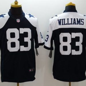Cowboys #83 Terrance Williams Navy Blue Thanksgiving Throwback Stitched Limited Nike Jersey
