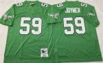 Philadelphia Eagles #59 Seth Joyner Kelly Green Throwback Stitched Football Jersey