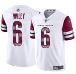 Washington Commanders #6 Michael Wiley White 2024 Vapor Limited Stitched Jersey