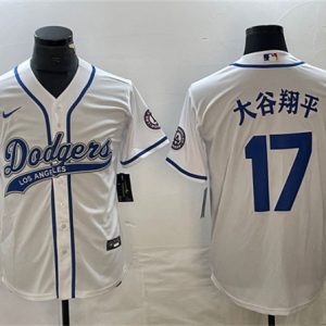 Los Angeles Dodgers #17 ´ó¹ÈÏèÆ½ White Cool Base With Patch Stitched Jersey