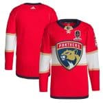 Florida Panthers Blank Red Home 2024 Stanley Cup Champions Stitched Jersey