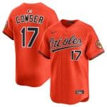 Baltimore Orioles #17 Colton Cowser Orange 2025 2nd Alternate Limited Stitched Jersey