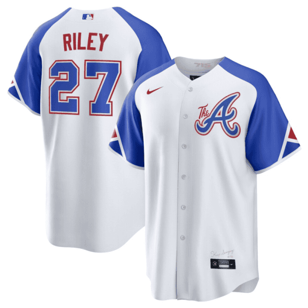 Atlanta Braves Active Player Custom White 2023 City Connect Cool Base Stitched Jersey