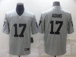 Las Vegas Raiders #17 Davante Adams Grey Limited Stitched Jersey