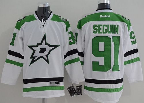Stars #91 Tyler Seguin New White Stitched Jersey