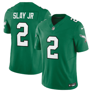 Philadelphia Eagles #2 Darius Slay JR Green 2023 F.U.S.E. Vapor Untouchable Stitched Jersey