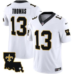 New Orleans Saints #13 Michael Thomas White 2023 F.U.S.E. 1987 Legacy Vapor Stitched Jersey