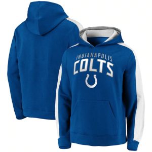 Indianapolis Colts Blue Game Time Arch Pullover Hoodie