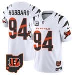 Cincinnati Bengals #94 Sam Hubbard White F.U.S.E. With 2-Star C Patch Special Vapor Untouchable Limited Stitched Jersey