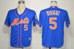 Mets #5 David Wright Blue Alternate Home Cool Base Stitched Jersey