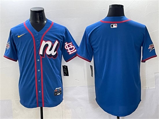 National League St. Louis Cardinals Blank Blue 2025 All-Star Edition Limited Stitched Jersey
