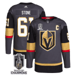 Vegas Golden Knights #61 Mark Stone Gray 2023 Stanley Cup Champions Stitched Jersey