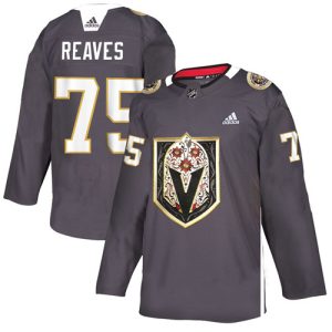 Vegas Golden Knights #75 Ryan Reaves Grey Latino Heritage Night Stitched Jersey