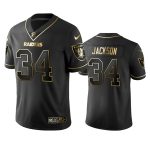 Raiders #34 Bo Jackson Black 2019 Golden Edition Limited Stitched Jersey