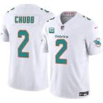 Miami Dolphins #2 Bradley Chubb White 2025 F.U.S.E. With 1-Star C Patch Vapor Limited Stitched Jersey