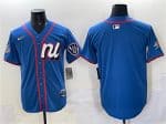 Milwaukee Brewers Blank Blue 2025 All-Star Edition Limited Stitched Jersey