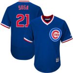 Cubs #21 Sammy Sosa Blue Flexbase Authentic Collection Cooperstown Stitched Jersey